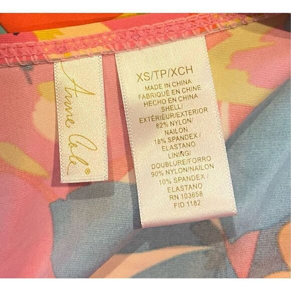 Anne Cole - Twist Front Bandeaukini Swim Top Multi - Picture 6 of 6